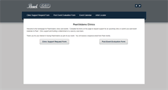 Desktop Screenshot of pearladamsclinics.com